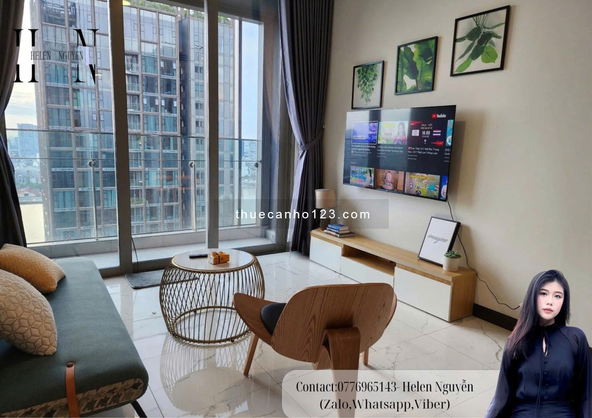 Cho thuê căn hộ 1 phòng ngủ cao cấp – Empire City, Thủ Thiêm