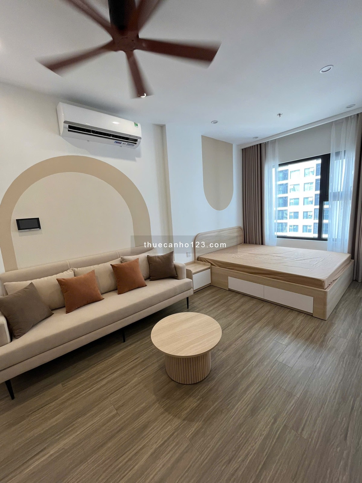 Cần cho thuê căn hộ Studio full nội thất mới tinh tại SA1 Vinhomes Smart City 8 triệu/tháng