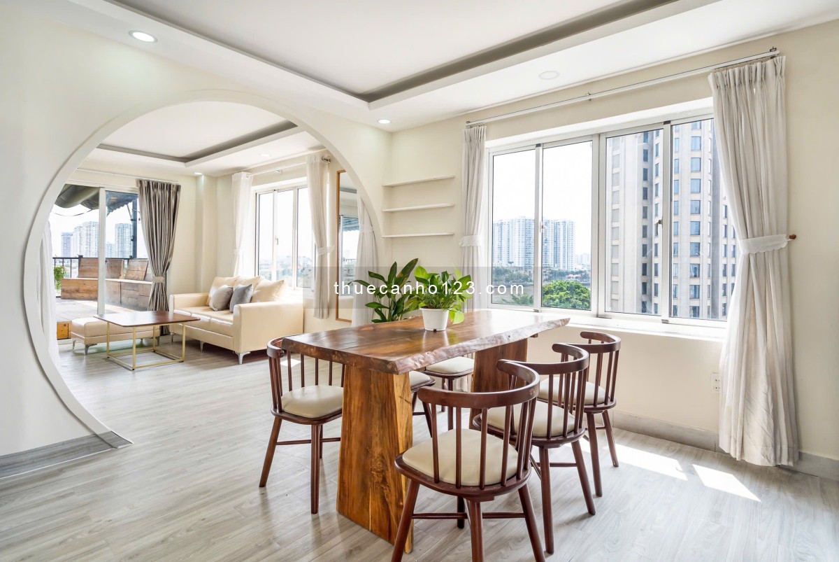 Trống Lại Căn Hộ PentHouse 1 Phòng Ngủ Có Gu Cực Đẹp Ngay Mặt Tiền Đường Ung Văn Khiêm