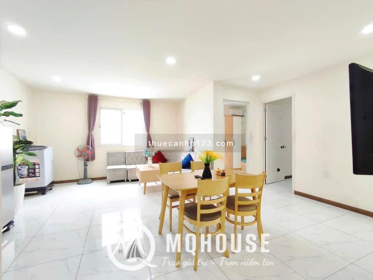 Căn hộ 2PN 80m2 Full Nội Thất cao cấp - Máy giặt riêng tại Tân Hương - Vườn Lài