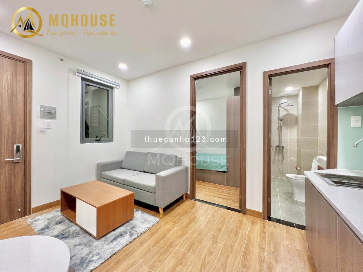 Căn hộ 1 phòng ngủ “Xịn đẹp” – Tách bếp, Full tiện nghi – Cửu Long, P.2 Tân Bình