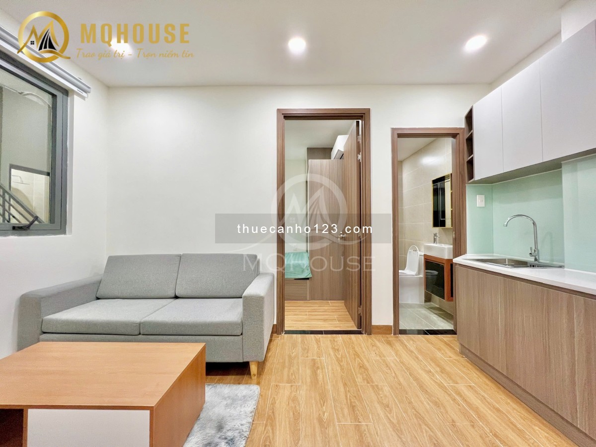 Căn hộ 1 phòng ngủ “Xịn đẹp” – Tách bếp, Full tiện nghi – Cửu Long, P.2 Tân Bình