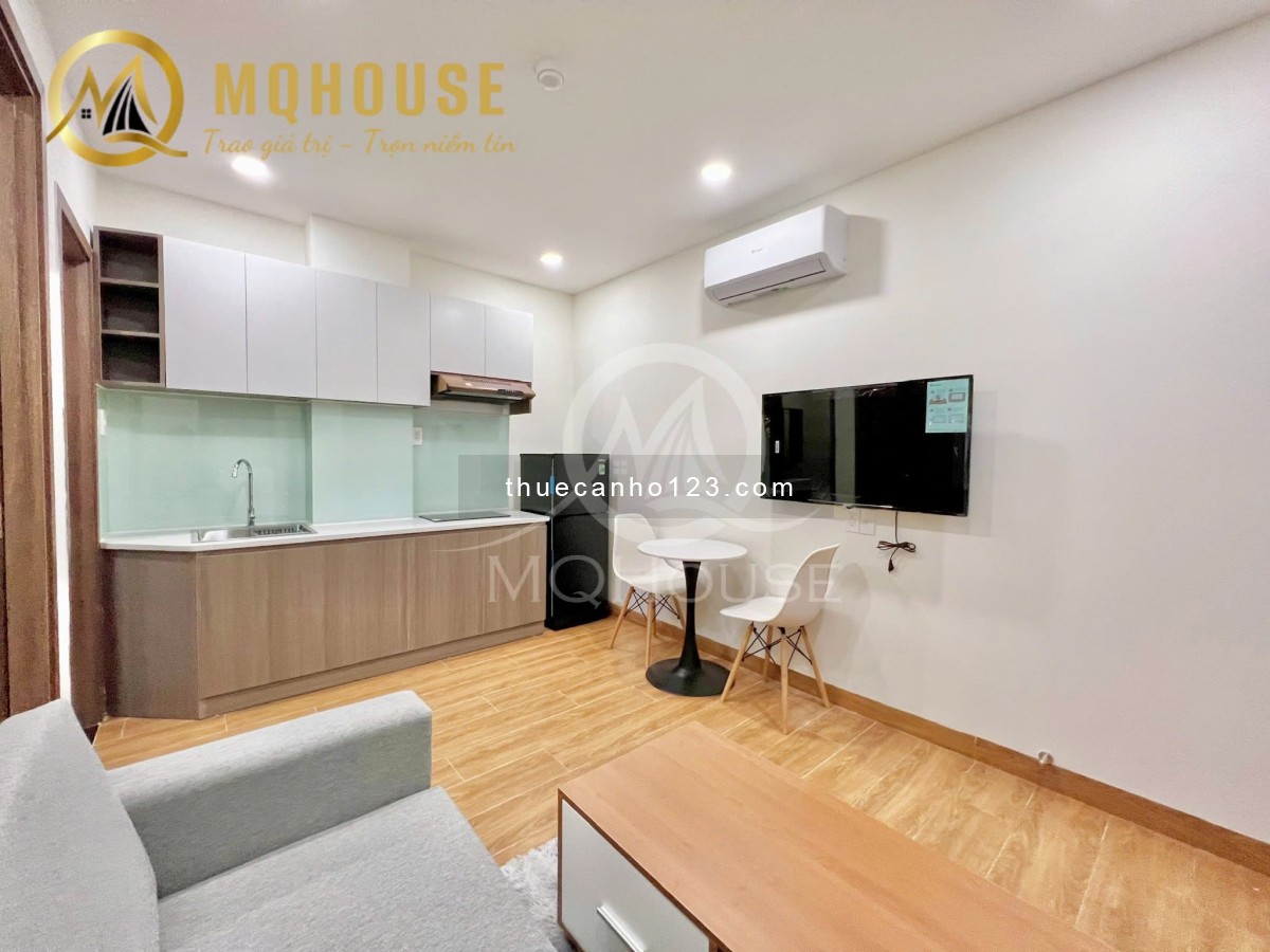 Căn hộ 1 phòng ngủ “Xịn đẹp” – Tách bếp, Full tiện nghi – Cửu Long, P.2 Tân Bình