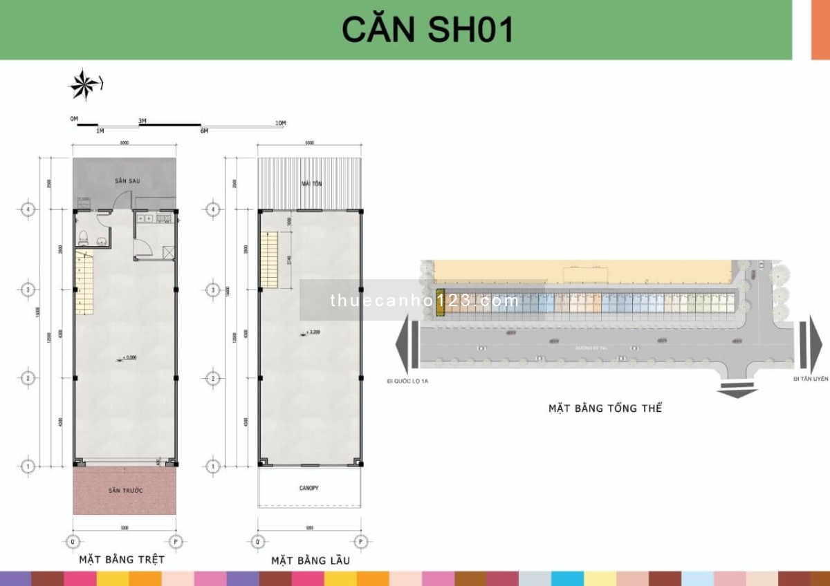 Cho thuê shophouse Burano đối diện Vincom Thuận An