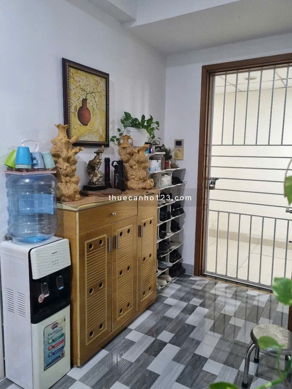 Chung cư Topaz Home, Phan Văn Hớn, Q12: 2p ngủ, full nội thất, 2wc, 7tr