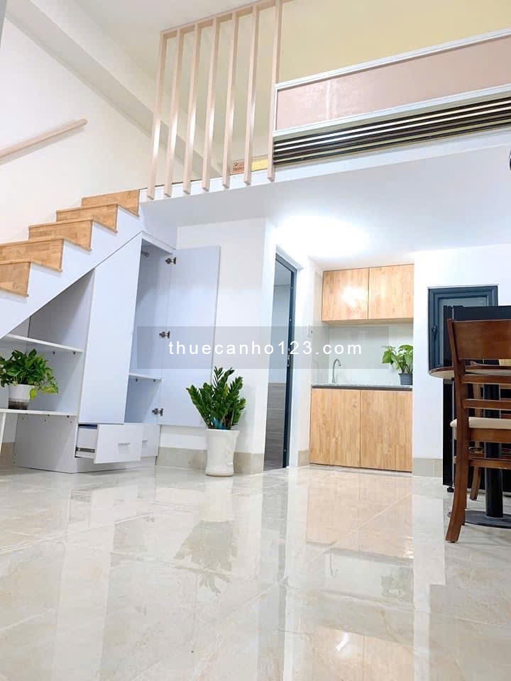 Duplex full nội thất - Ngay HUTECH, Ngoại thương, GTVT, UEF - Thang máy, hầm xe - Bảo vệ 24/24
