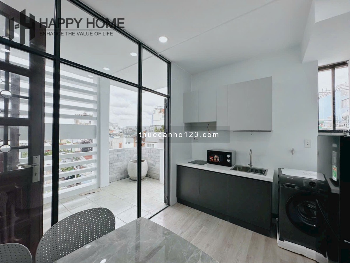 Toà Căn Hộ 2 Phòng Ngủ Mới, Full Nội Thất 100%, Ban Công, Thang Máy, Hầm Xe. Ngay Ngã Tư Hàng Xanh