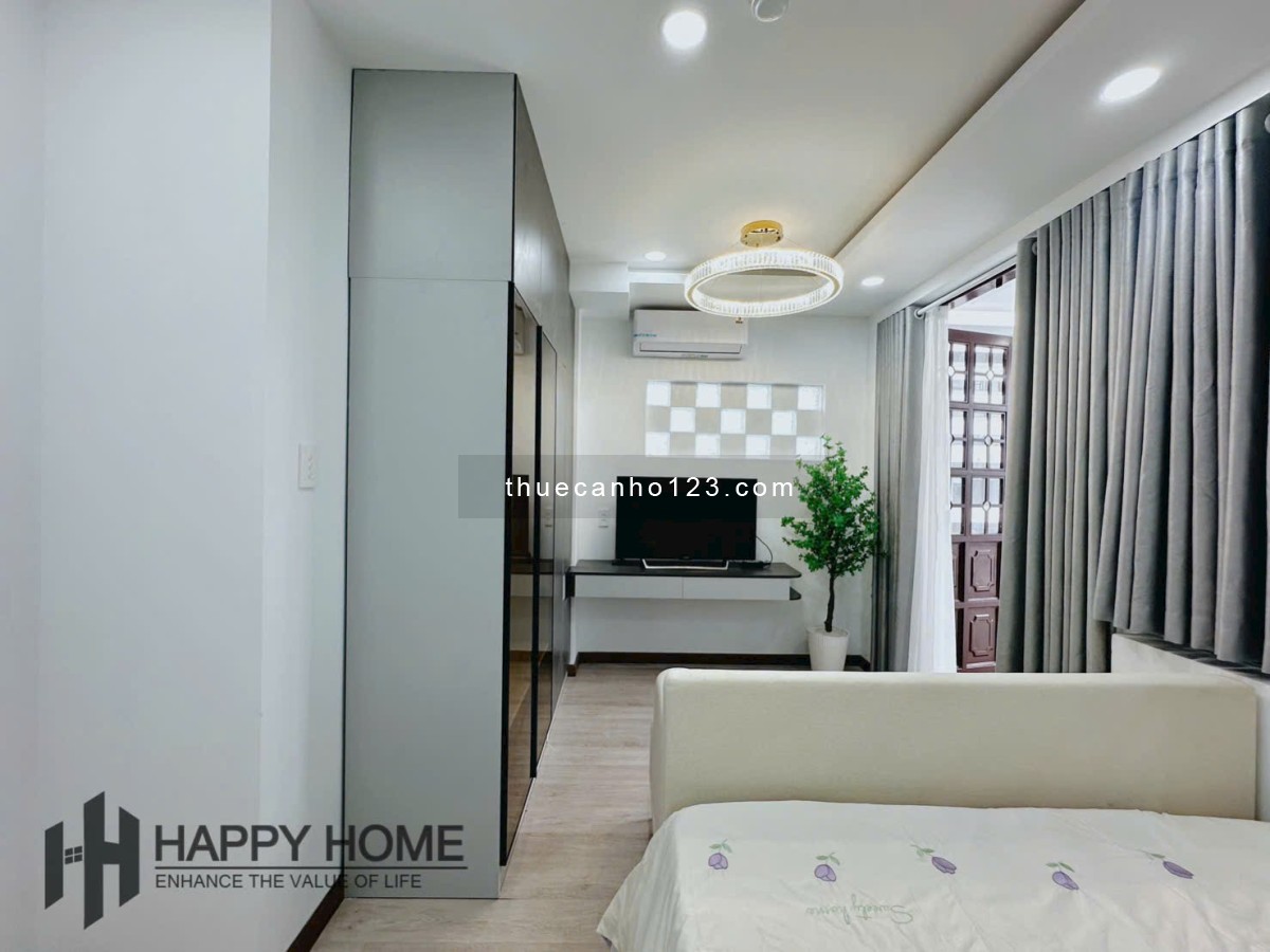 Toà Căn Hộ 2 Phòng Ngủ Mới, Full Nội Thất 100%, Ban Công, Thang Máy, Hầm Xe. Ngay Ngã Tư Hàng Xanh