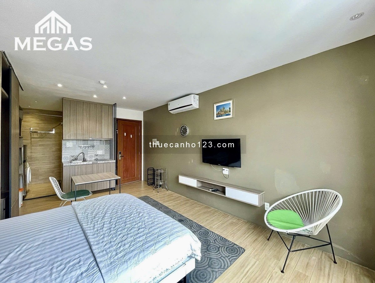 Căn hộ mới khai trương tọa lạc ngay CMT8 khu biệt thự, an ninh