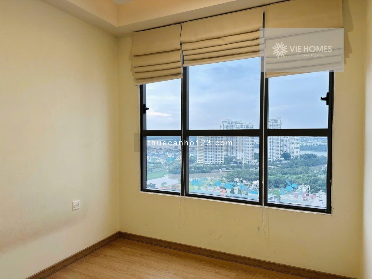 Trống sẵn cho thuê 2PN nhà đẹp tầng cao view sông The Sun Avenue