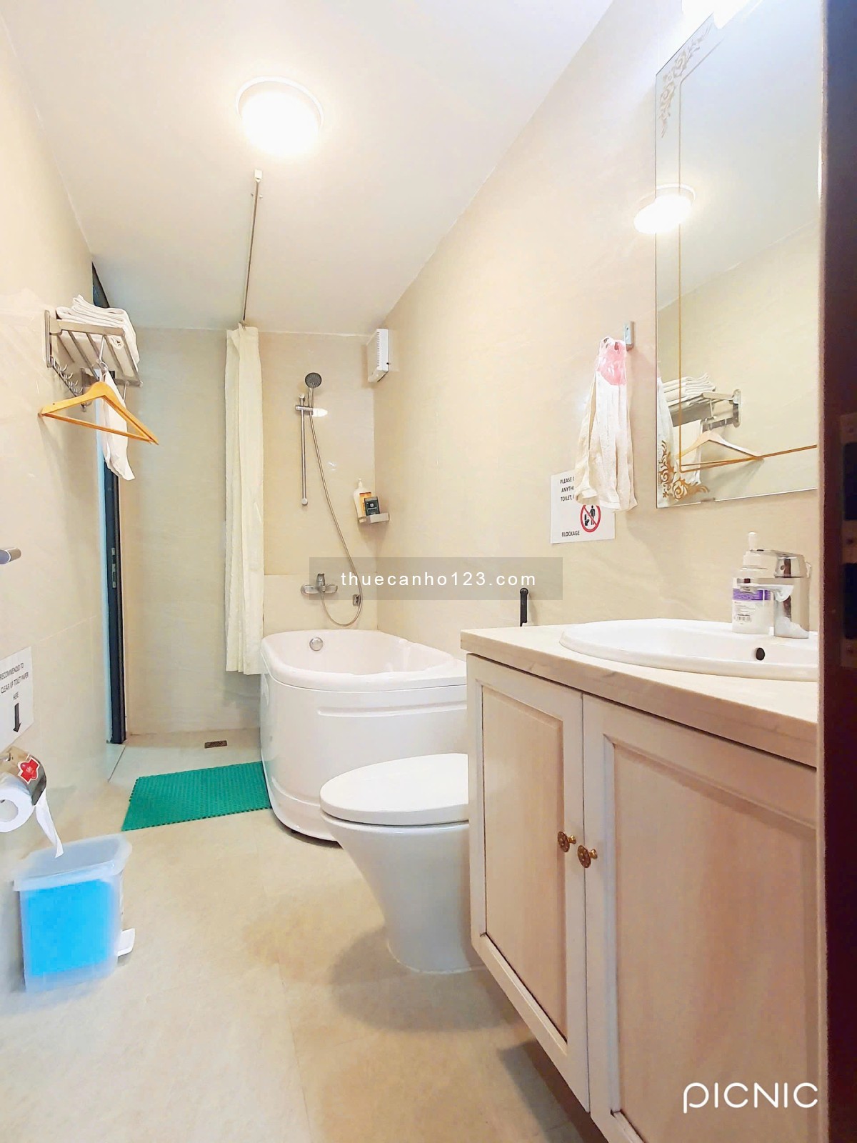 Cho thuê Căn hộ Apartment 1N,1K siêu rộng Full đồ cực Vip tại Ngõ 189 Hoàng Hoa Thám. Chỉ 10tr