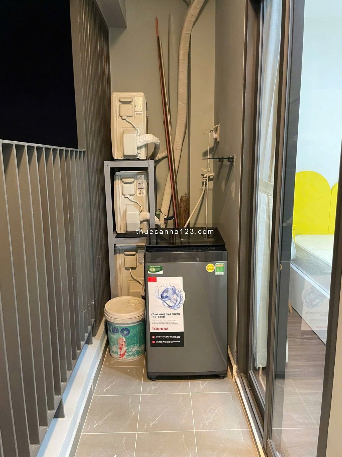 PN-Techcons, Hoa Sứ, Phú Nhuận: 90m2, 18tr/tháng, 2p ngủ, 2wc, Nội thất