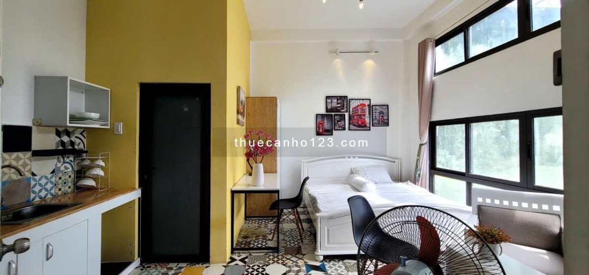 Homestay cho thuê dài hạn, full nội thất, cửa sổ lớn đón nắng, decor cực chill, ngay trung tâm Q1