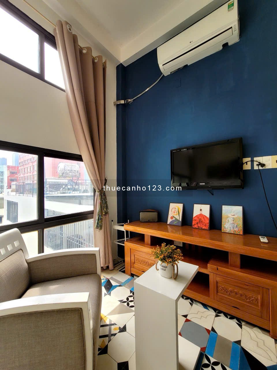Homestay cho thuê dài hạn, full nội thất, cửa sổ lớn đón nắng, decor cực chill, ngay trung tâm Q1