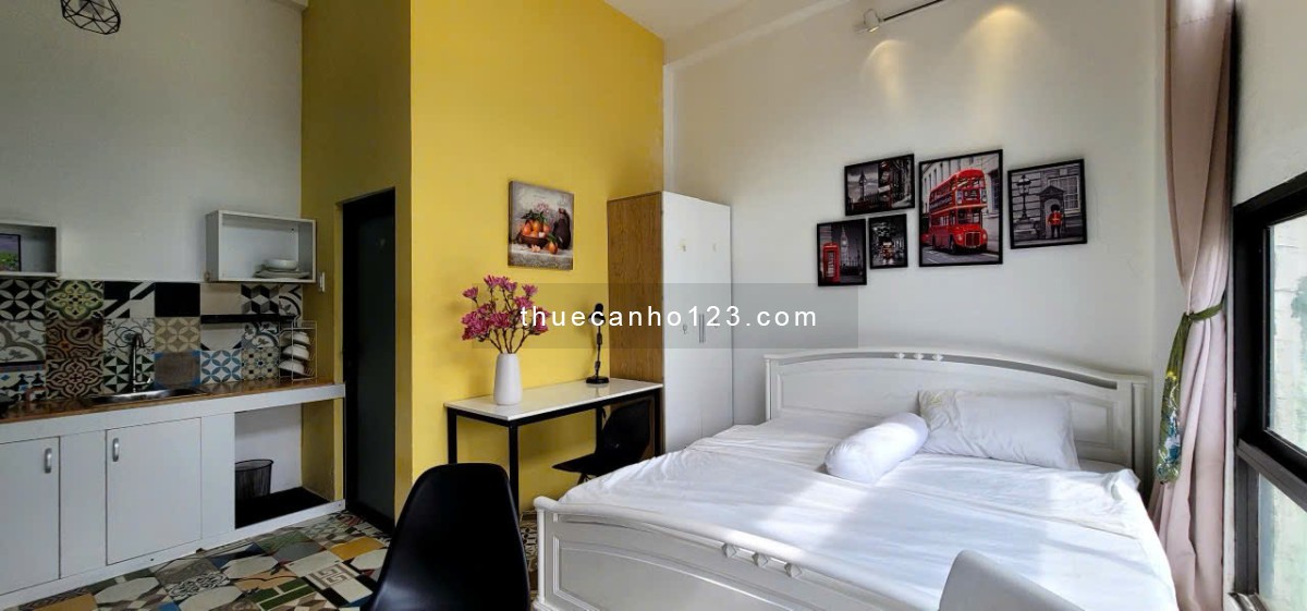 Homestay cho thuê dài hạn, full nội thất, cửa sổ lớn đón nắng, decor cực chill, ngay trung tâm Q1