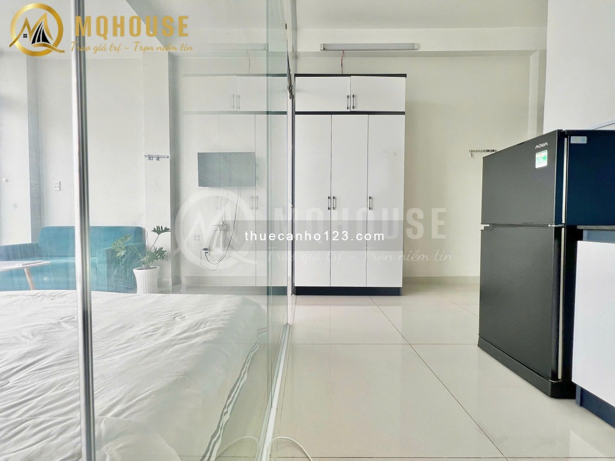 1PN Bancol view thoáng - Thang máy, nội thất hiện đại - Phan Văn Trị, gần ĐH Văn Lang, FTU, Hutech