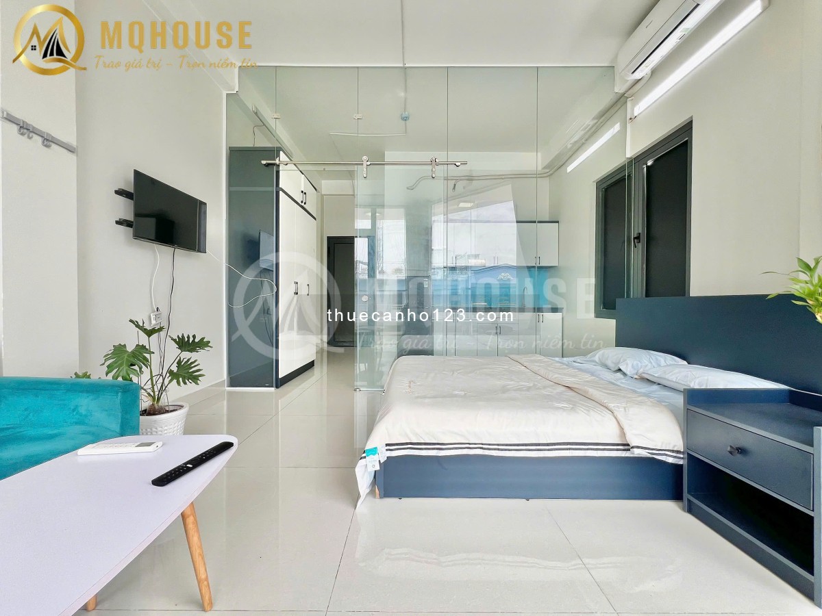 1PN Bancol view thoáng - Thang máy, nội thất hiện đại - Phan Văn Trị, gần ĐH Văn Lang, FTU, Hutech