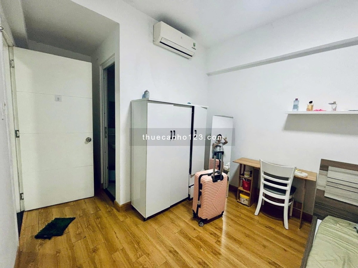 CHung cư Hoa Sứ, P7, Phú Nhuận: 1p ngủ, ban công, ful nt, nhà mới, 9tr/th