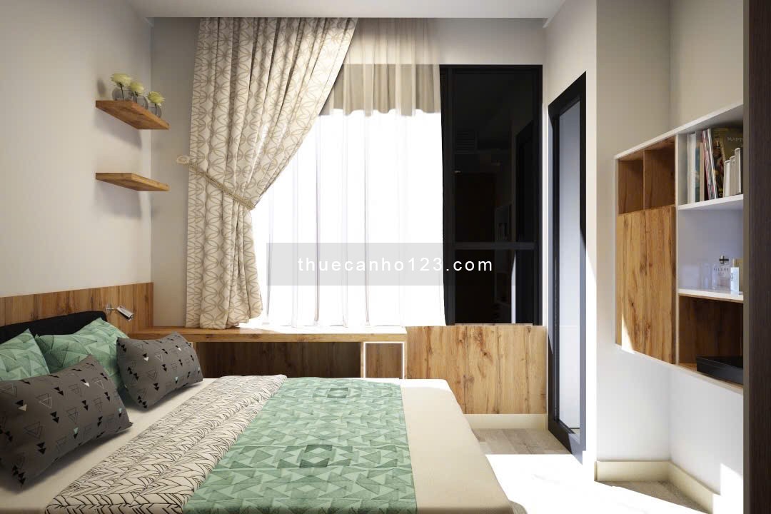 Cho thuê nhanh 2PN1WC full nội thất căn hộ cao cấp Rivergate Quận 4 Bến Vân Đồn.