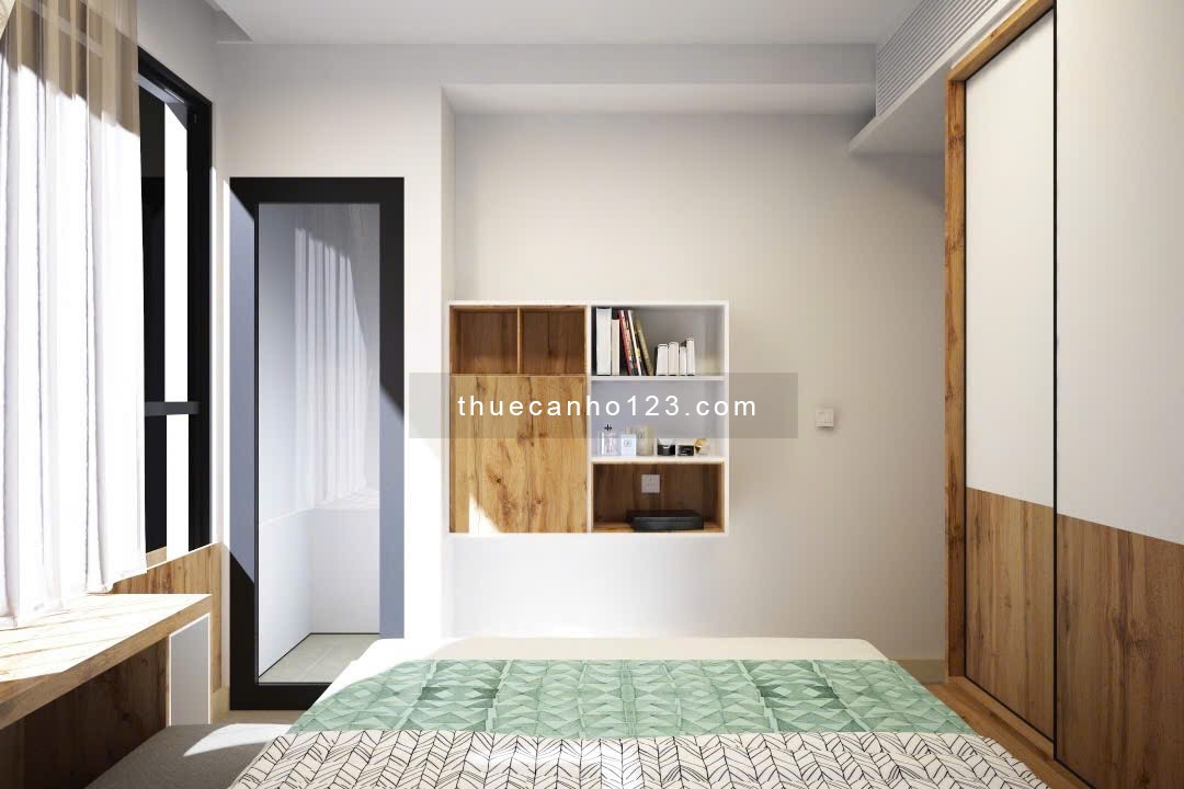 Cho thuê nhanh 2PN1WC full nội thất căn hộ cao cấp Rivergate Quận 4 Bến Vân Đồn.