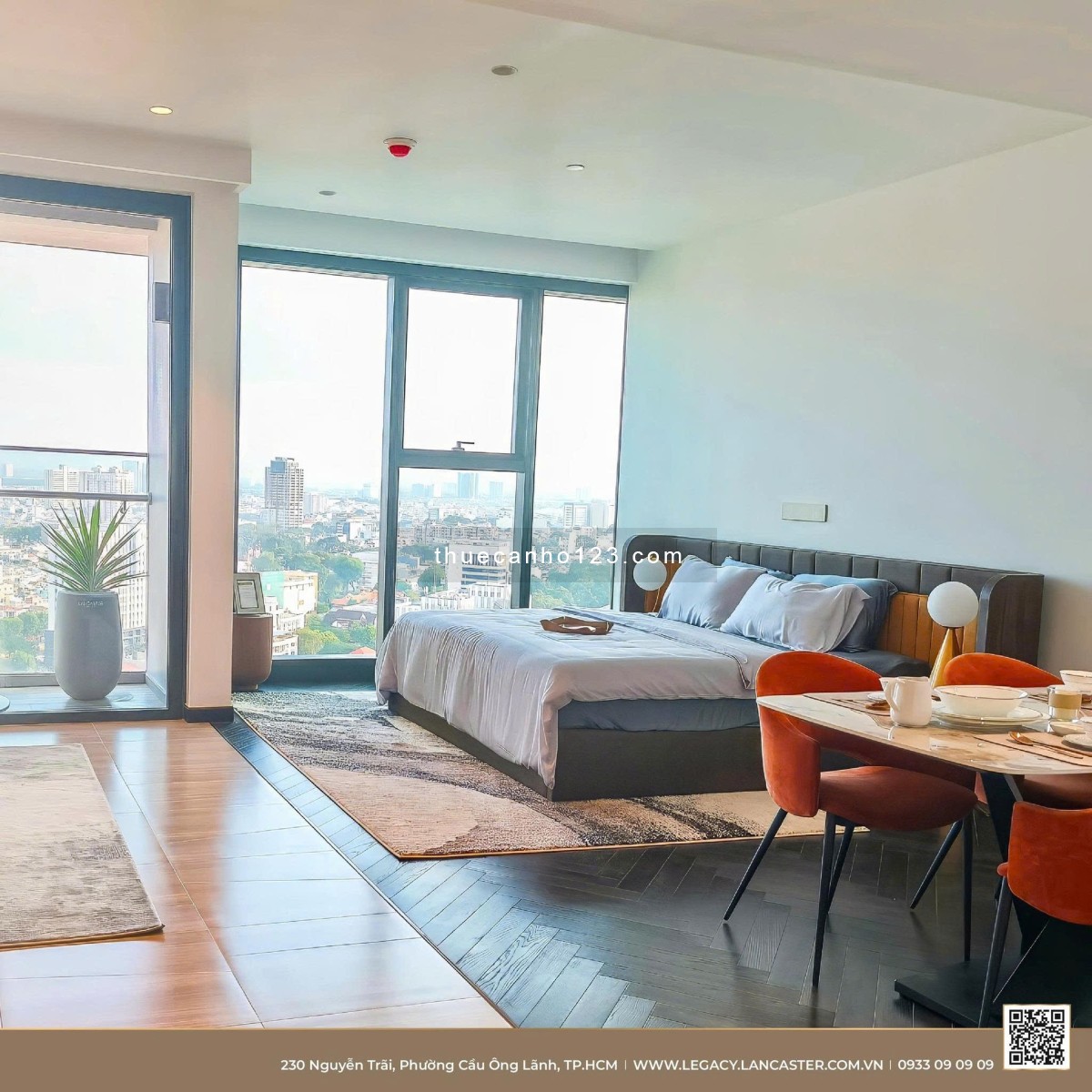 Căn Hộ 230 Nguyễn Trãi Quận 1 cho thuê, 1PN +1, 55 m2, 30 triệu