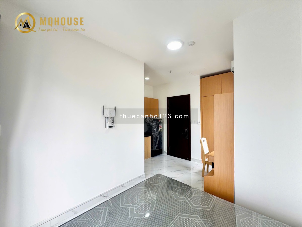 Cho Thuê Căn Hộ Mới 100%, Full Nội Thất, Tòa nhà lớn, hầm xe, bảo vệ, thang máy gần Nguyễn Văn Đậu