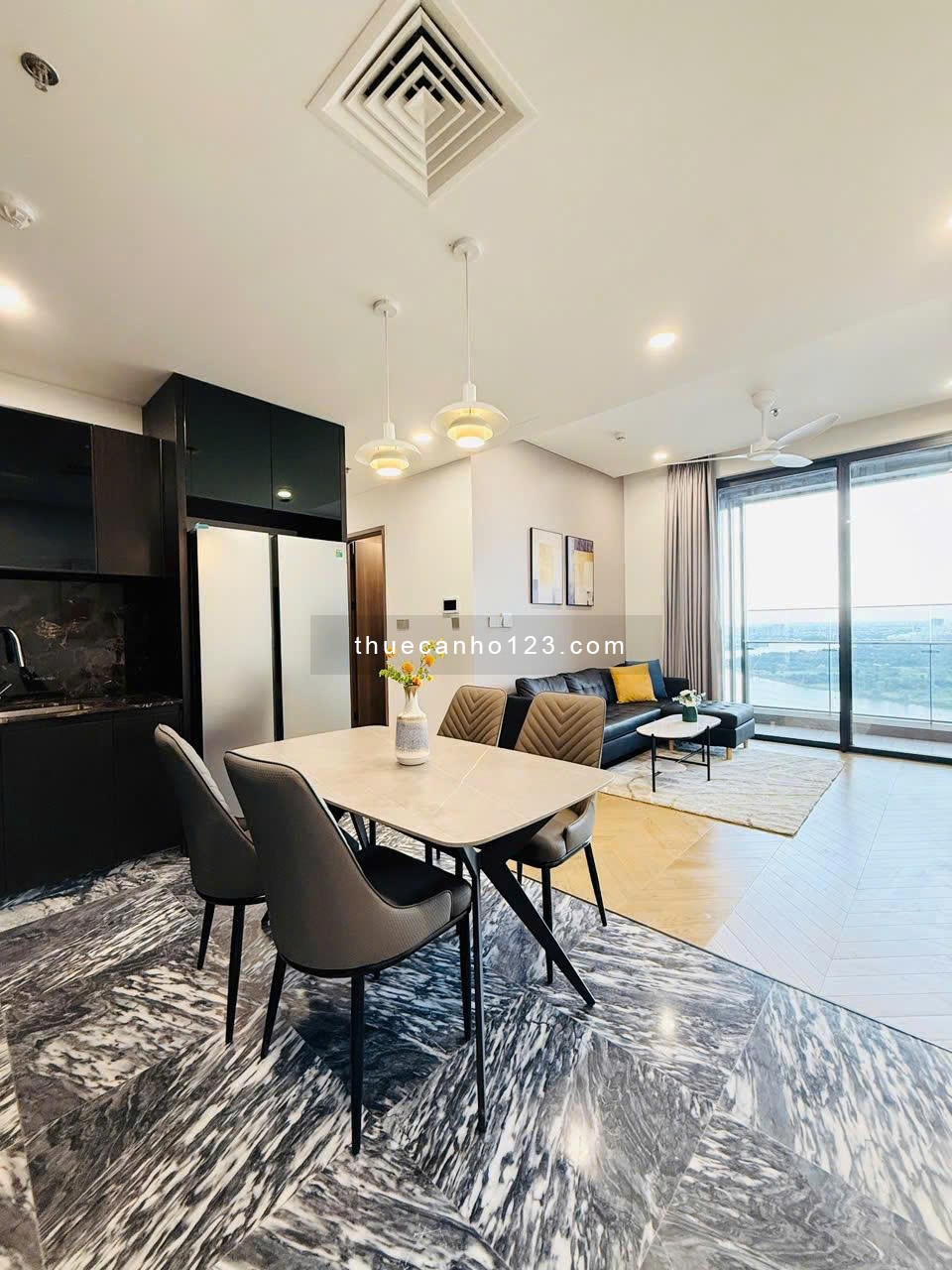 Thuê 3PN Lumiere Riverside Thảo Điền 96m2 50 TRIỆU Full NT gọi Hạnh