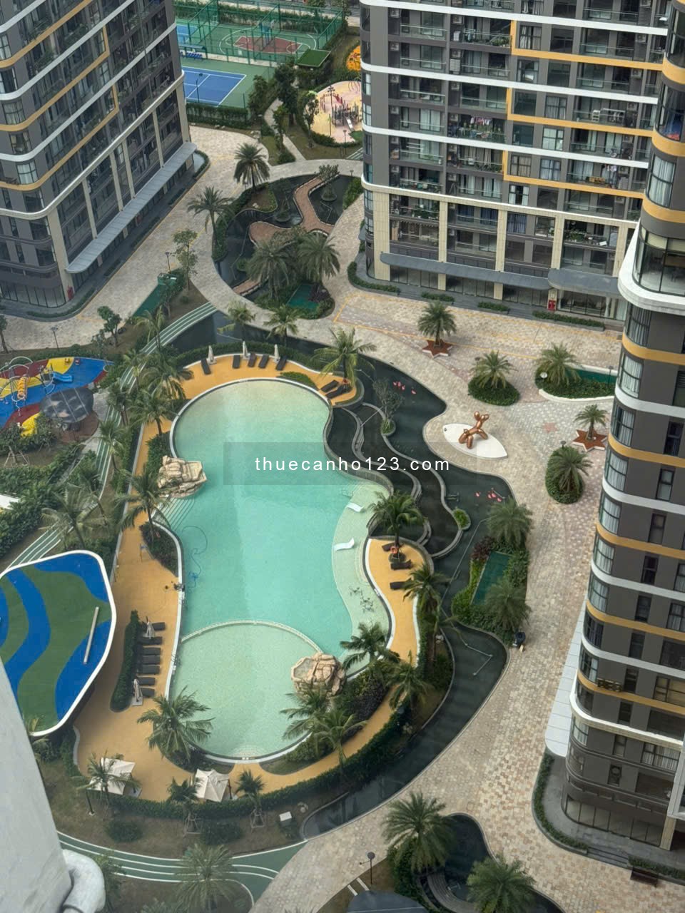 Căn hộ chung cư Vinhomes Grand Park - Beverly - 1PN+ view hồ bơi - Full nội thất - 7,5 triệu/tháng