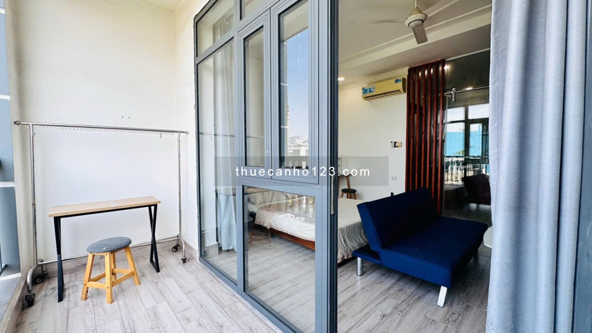 Cho thuê studio-1PN ngay Pearl Plaza thuận tiện 5p sang Ngã Tư Hàng Xanh và các trường đh