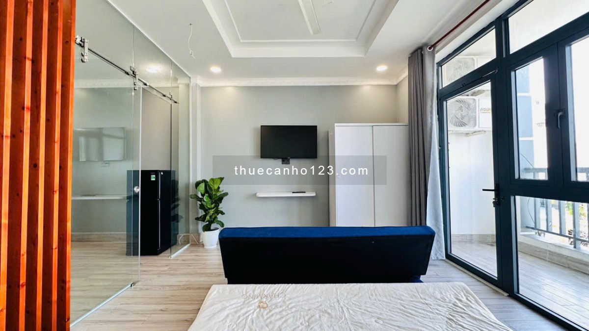 Cho thuê studio-1PN ngay Pearl Plaza thuận tiện 5p sang Ngã Tư Hàng Xanh và các trường đh