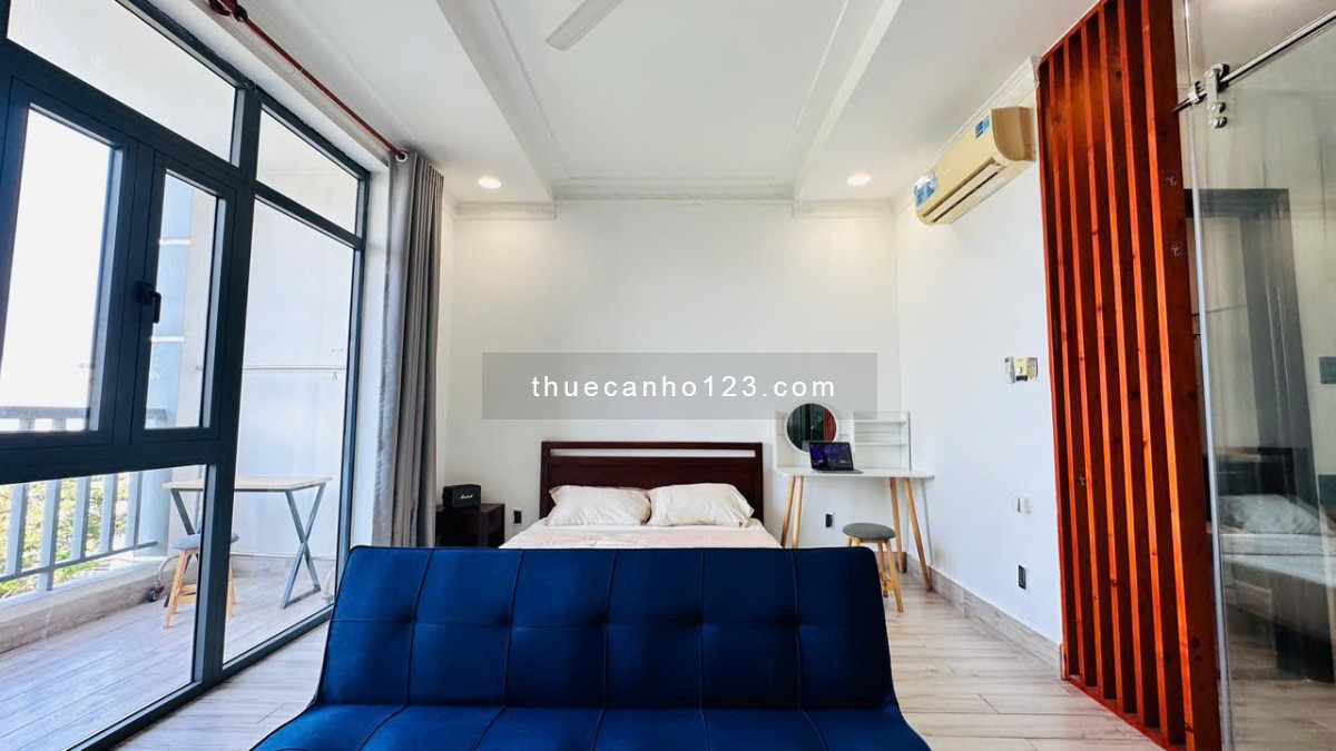 Cho thuê studio-1PN ngay Pearl Plaza thuận tiện 5p sang Ngã Tư Hàng Xanh và các trường đh