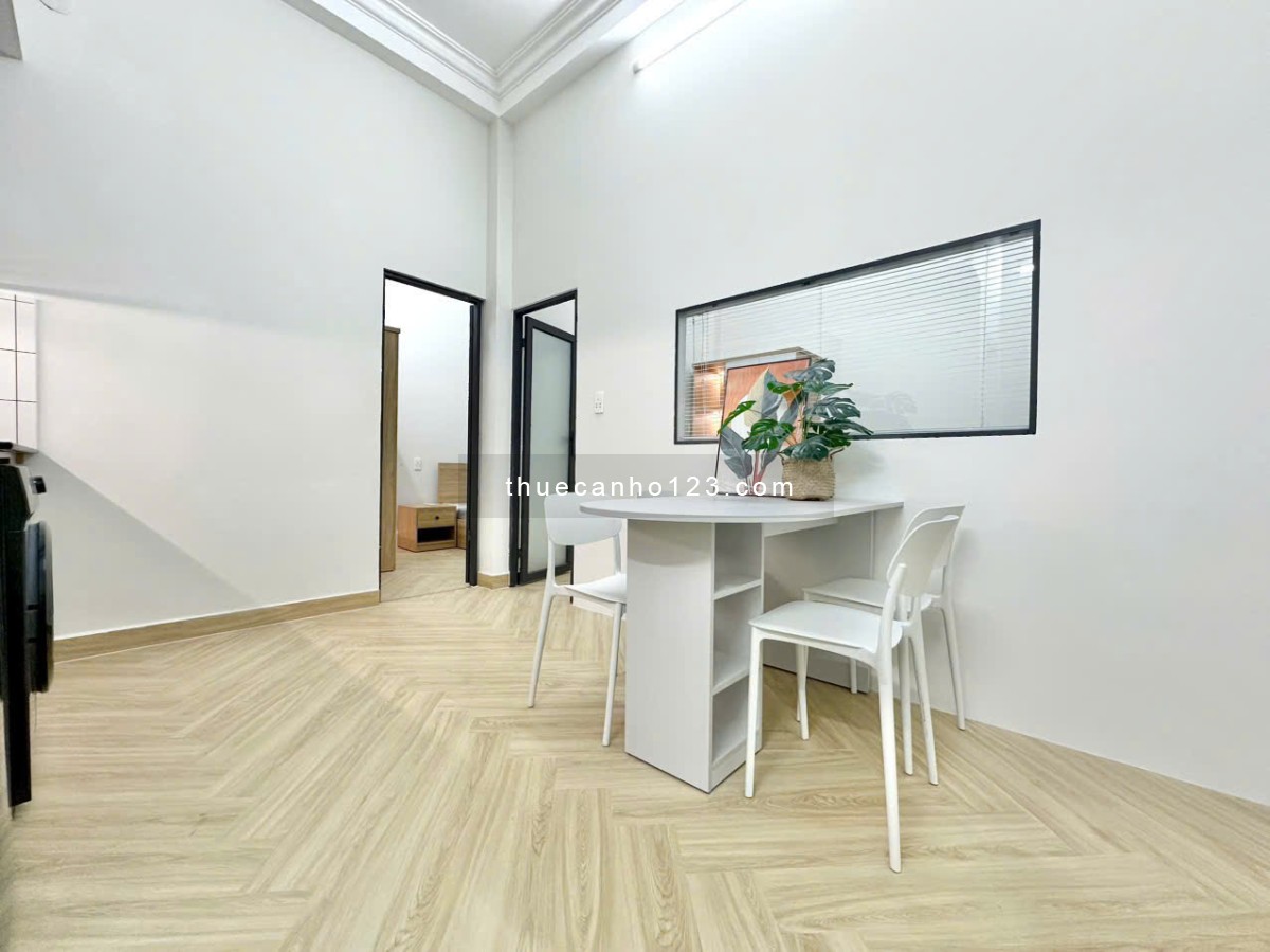 2PN giá sinh viên, full nội thất, 45m², ở được 4 người, giặt riêng, sạch sẽ, ngay cv Hoàng Văn Thụ