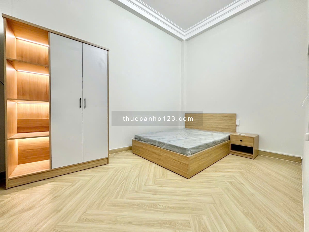 2PN giá sinh viên, full nội thất, 45m², ở được 4 người, giặt riêng, sạch sẽ, ngay cv Hoàng Văn Thụ