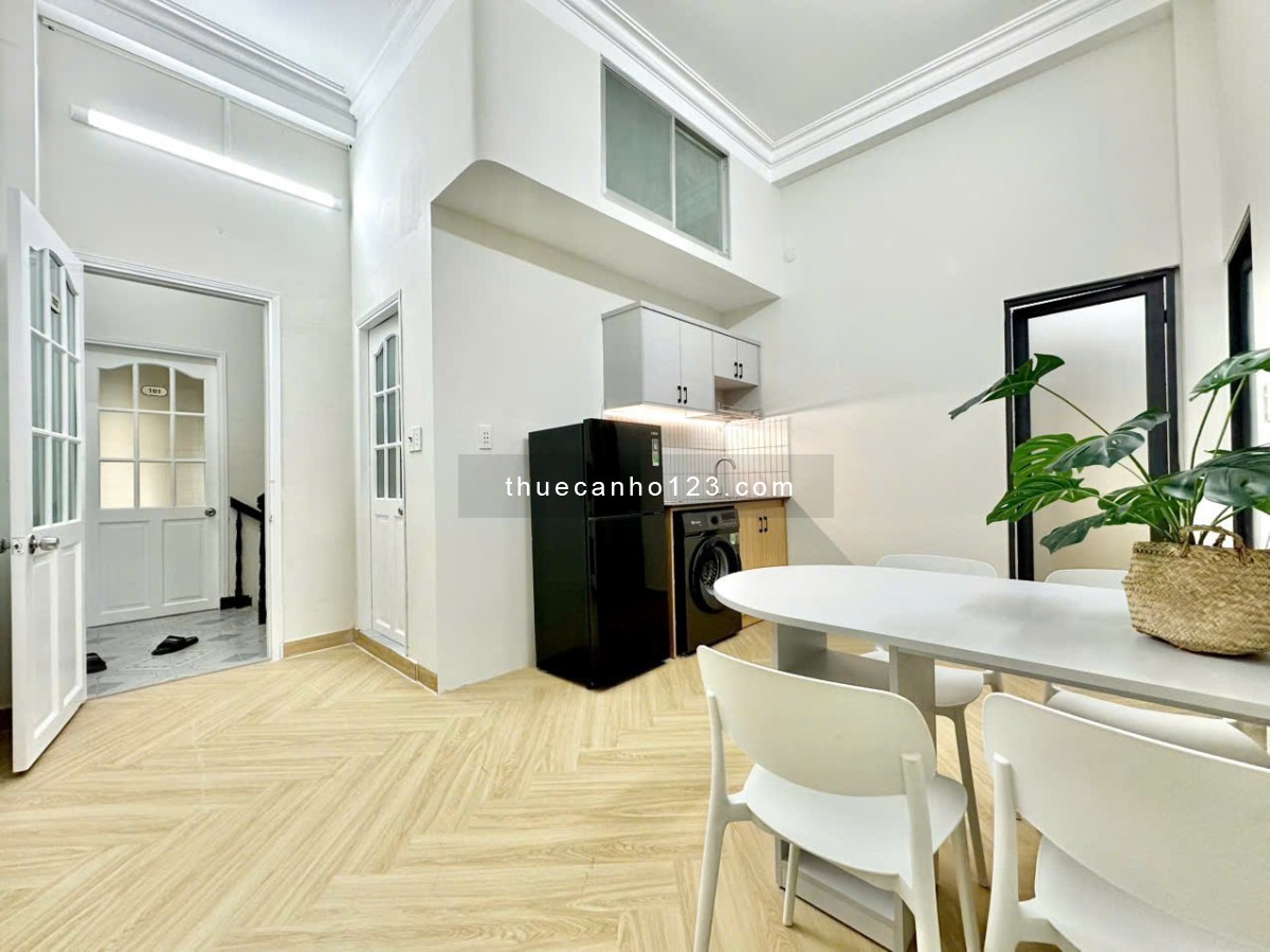 2PN giá sinh viên, full nội thất, 45m², ở được 4 người, giặt riêng, sạch sẽ, ngay cv Hoàng Văn Thụ