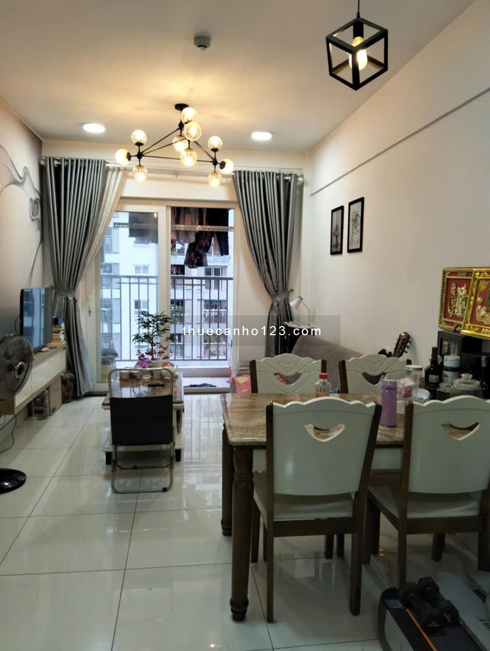 Chung cư Babylon, Âu Cơ, TP: 2p ngủ, 2wc, nội thất mới, 11tr5/tháng