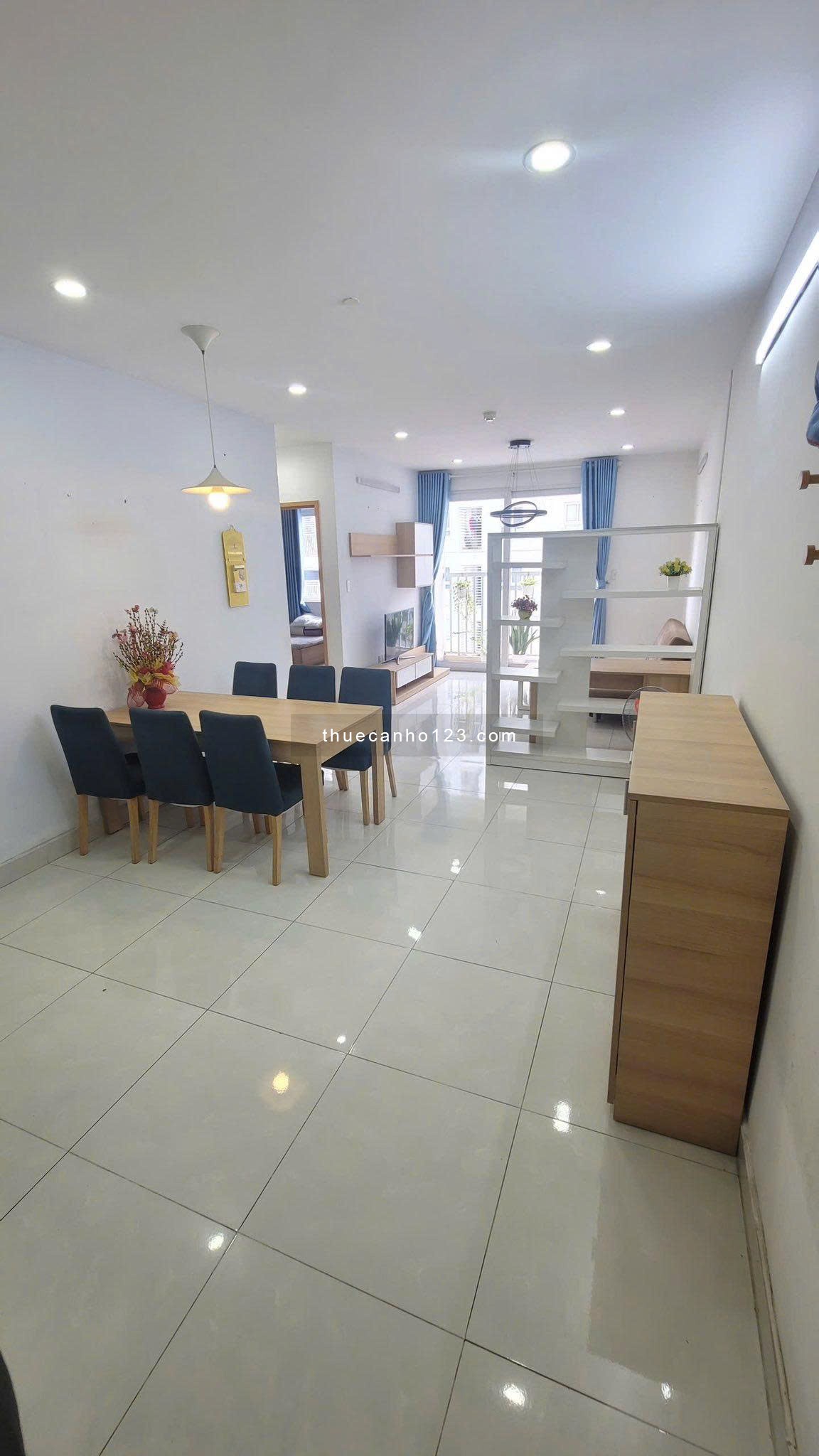 Chung Cư 8X -Plus, Trường Chinh,TTN, Q12: 70m2, 2p ngủ, NTCC 9tr/th