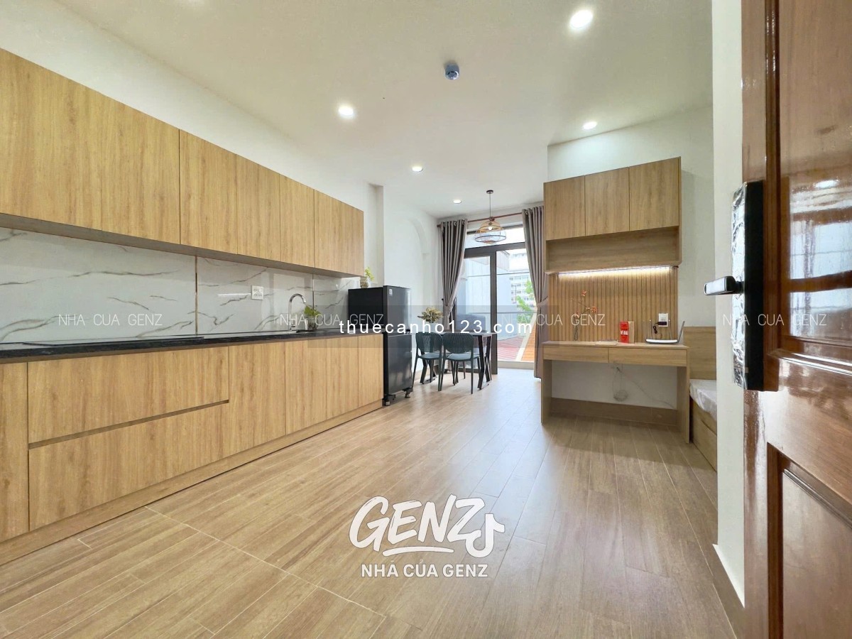 Cho thuê căn hộ ban công máy giặt riêng như hình thoáng Nam Kì Khởi NghĩQuận 3 gần vòng xoay Dân Chủ