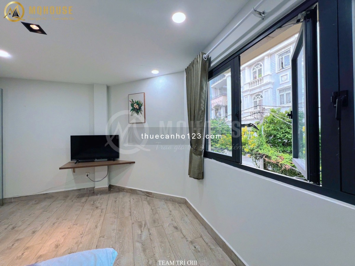 Ngay Trung Tâm, 1 Phòng Ngủ tách bếp, cửa sổ thoáng mát, gần Landmark, Q1,2,3, Điện Biên Phủ