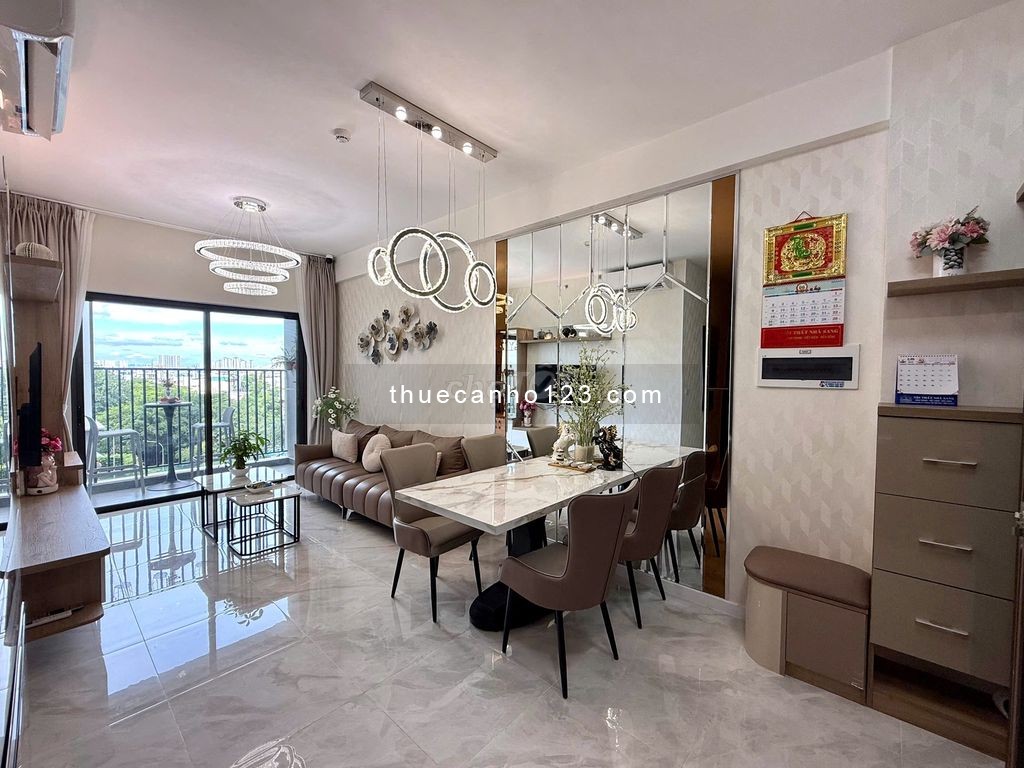 CHÍNH CHỦ cho thuê Full Nội Thất Cao Cấp – Căn hộ Privia mới 100% – TRỰC DIỆN HỒ BƠI 2PN 2WC