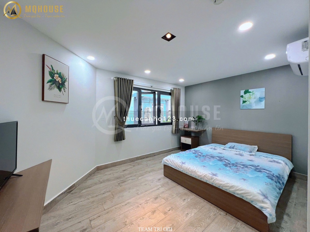 Ngay Trung Tâm, 1 Phòng Ngủ tách bếp, cửa sổ thoáng mát, gần Landmark, Q1,2,3, Điện Biên Phủ