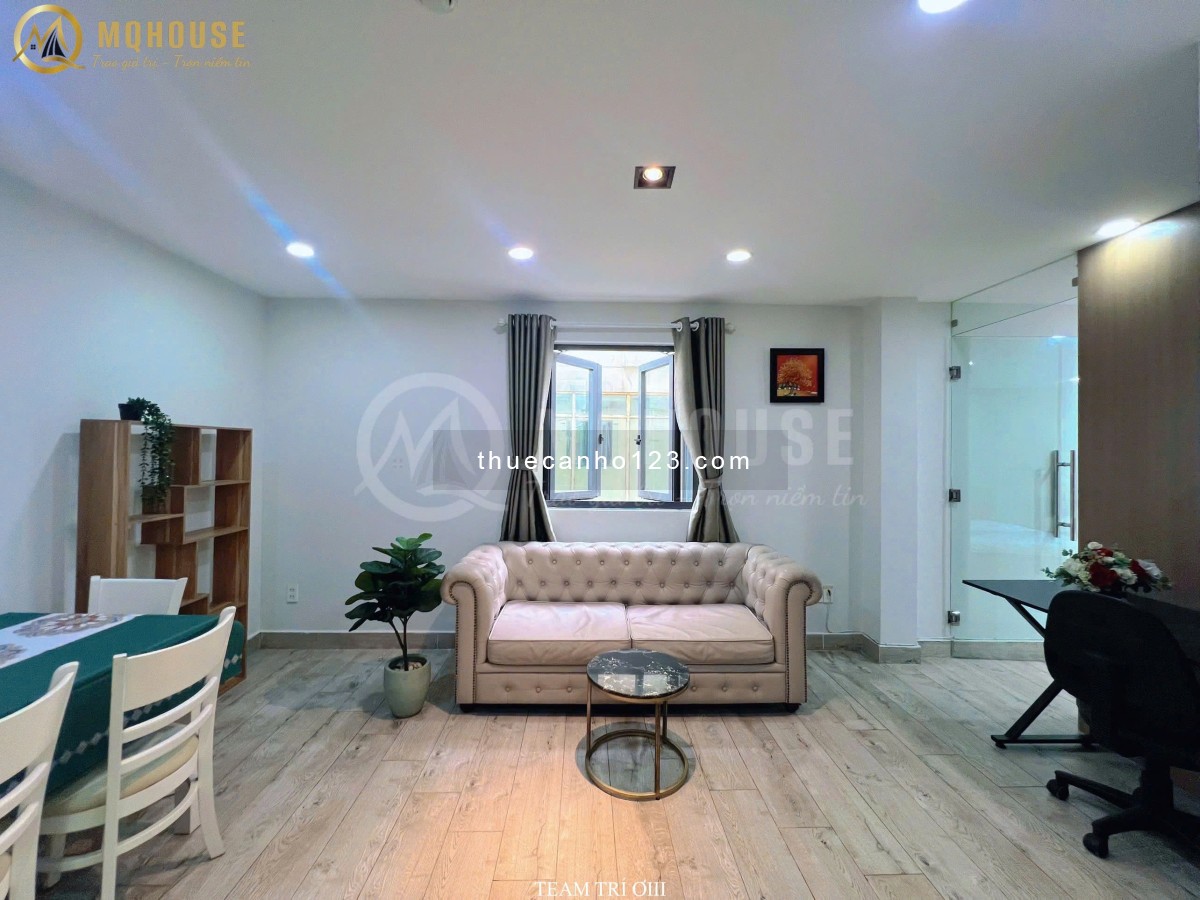 Ngay Trung Tâm, 1 Phòng Ngủ tách bếp, cửa sổ thoáng mát, gần Landmark, Q1,2,3, Điện Biên Phủ