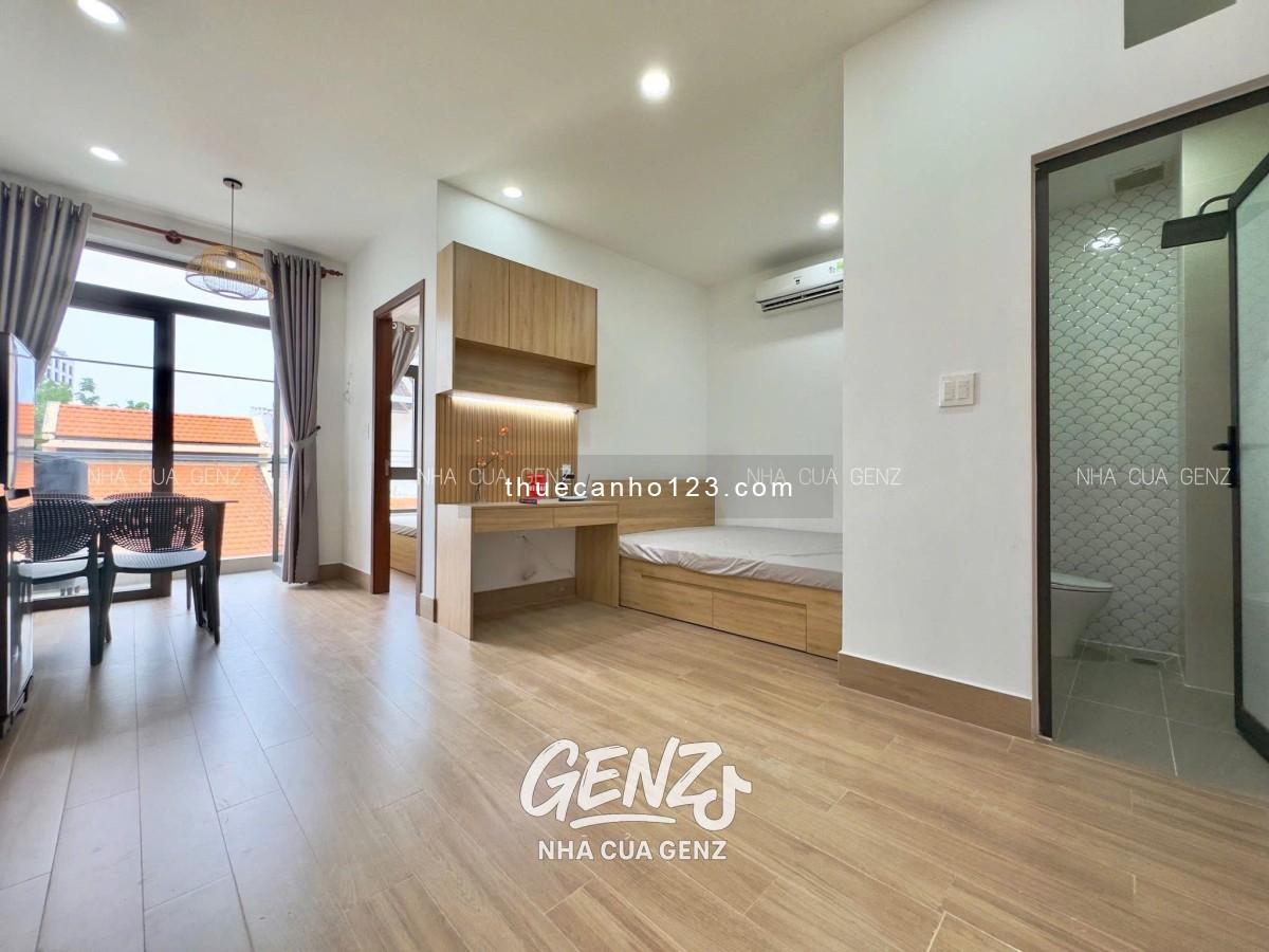 Cho thuê căn hộ ban công máy giặt riêng như hình thoáng Nam Kì Khởi NghĩQuận 3 gần vòng xoay Dân Chủ