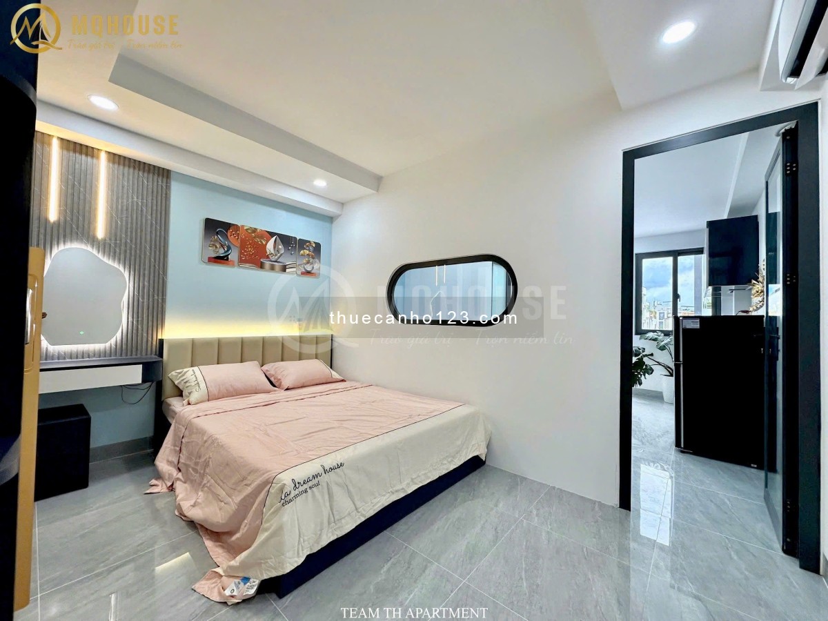 Khai Trương Dự Án Căn Hộ 1PN Ban Công Hiện Đại - Full Nội Thất Mới - Gần Chợ Bà Chiểu , Cầu Bông