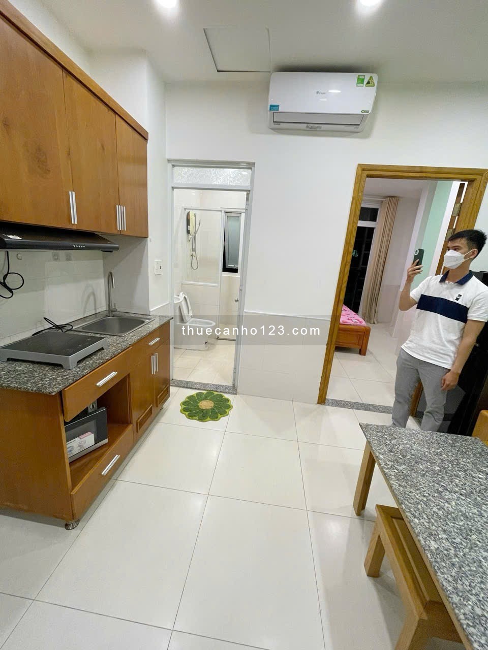  Cho thuê Căn Hộ Studio Ban Công – Tách Bếp Siêu Xinh Q4 