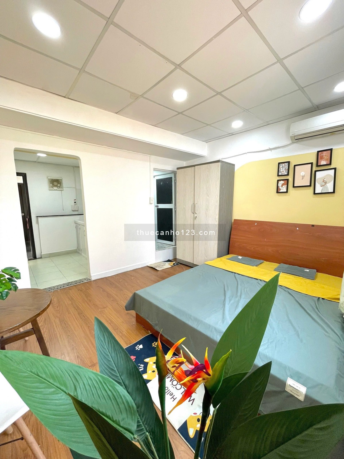 Cho thuê căn hộ Bình Thạnh - Ngay Hutech cách 50m - Studio tách bếp - Full nội thất