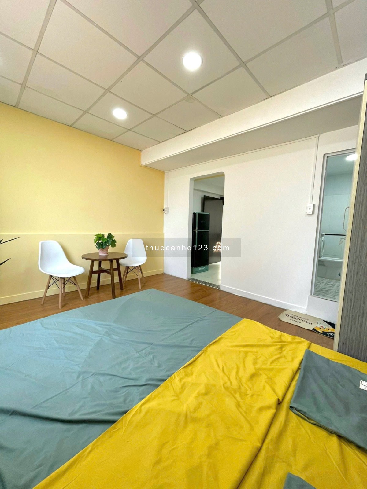 Cho thuê căn hộ Bình Thạnh - Ngay Hutech cách 50m - Studio tách bếp - Full nội thất