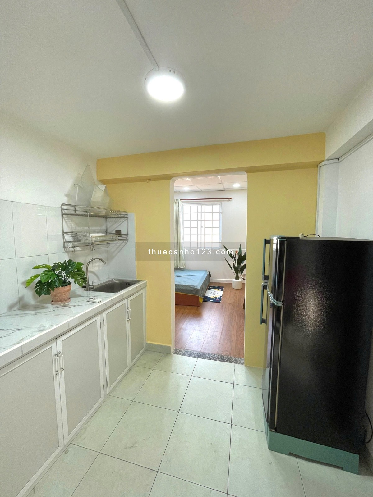 Cho thuê căn hộ Bình Thạnh - Ngay Hutech cách 50m - Studio tách bếp - Full nội thất