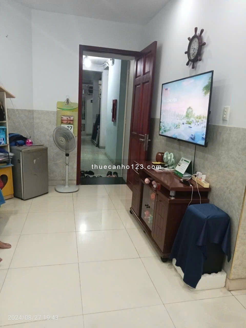 CHung cư Phú Đạt, 48 Ung Văn Khiêm, BT: 3p ngủ, 110m2, full nt, 14tr