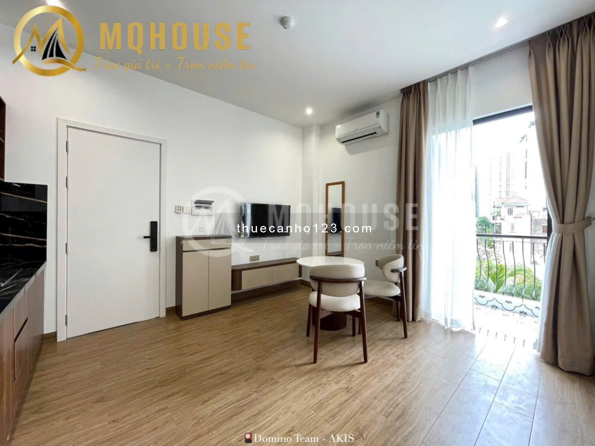 Mới Trống Lại Căn Hộ 1PN Ban Công Full NT Có Gu, Khu Dân Trí Cao Ngay Thảo Điền