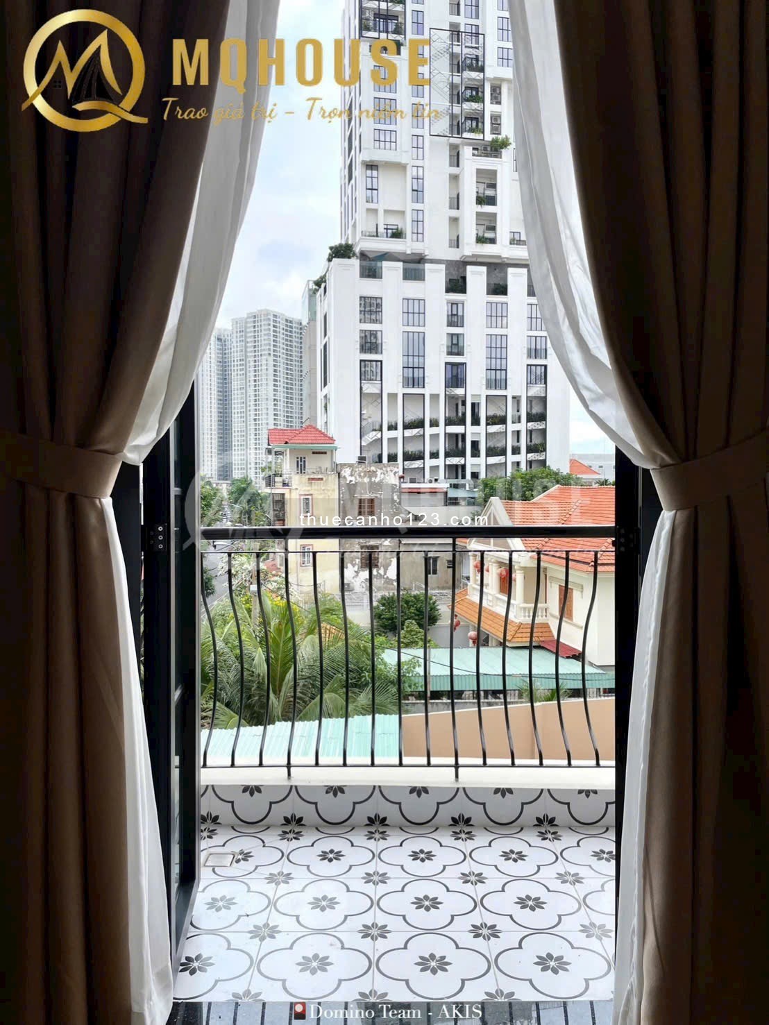 Mới Trống Lại Căn Hộ 1PN Ban Công Full NT Có Gu, Khu Dân Trí Cao Ngay Thảo Điền